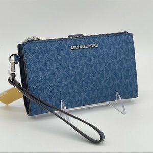 Michael Kors Double Zip Wallet Wristlet